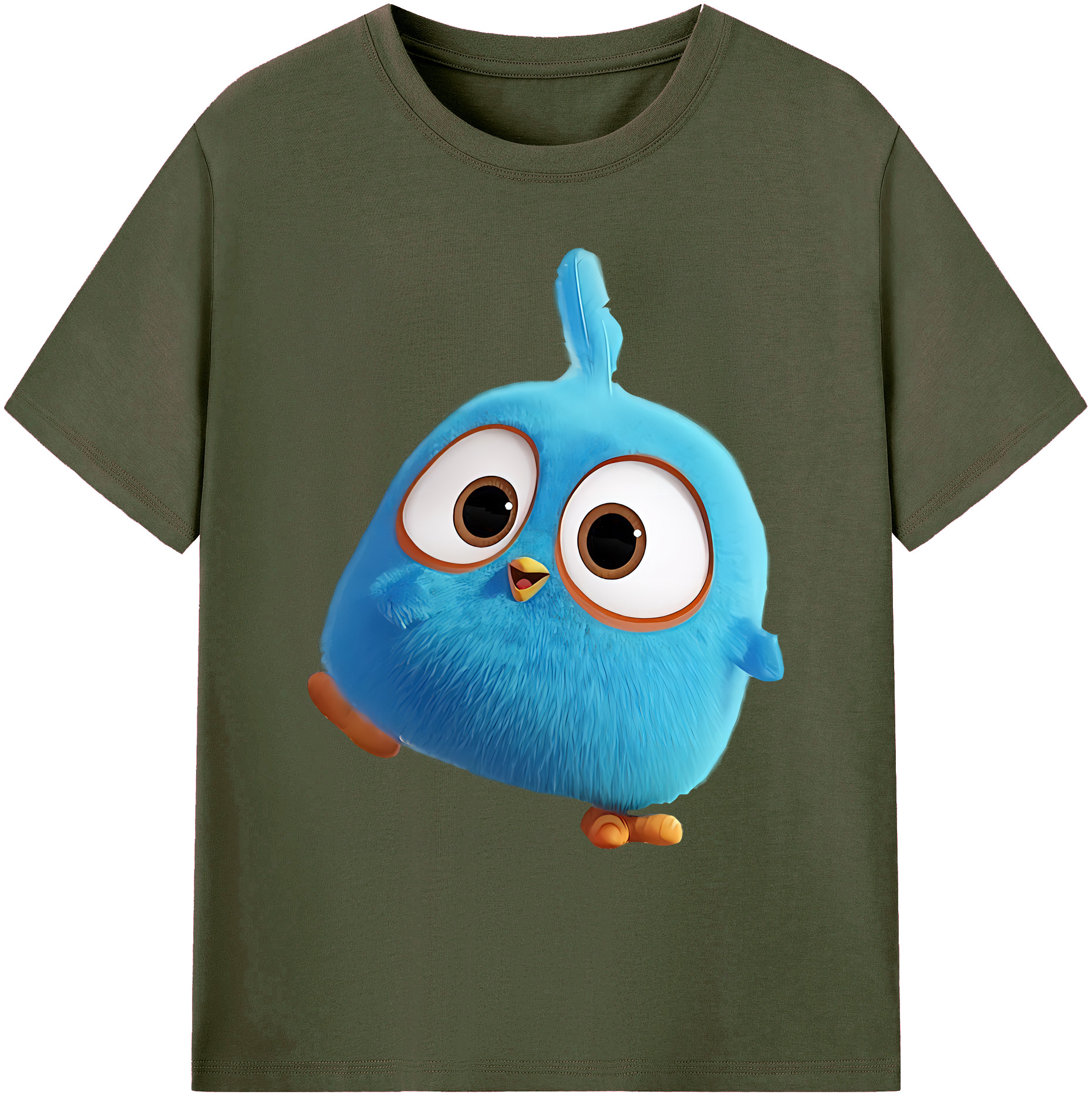 （画像用） Angry Birds アングリーバード 綿100％ メンズ半袖Tシャツ｜肌触りやわらか＆通気性